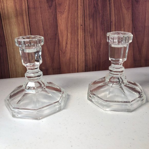 📦🎉MOVING SALE! Crystal Cut Candle Sticks - Picture 6 of 13